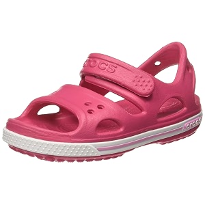 crocs girls crocband ii paradise pinkcarnation outdoor sandals-7 kids uk c7 14854-66i