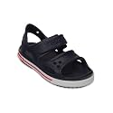 Crocs Boy's Crocband II PS Navy and White Rubber Sandals and Floaters - C12 (14854-462)