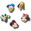 Crocs Jibbitz Mickey & Friends Disney Shoe Charm Packs, Mickey & Friends, 5-Pack