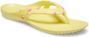 CROCS Kadee Men Flip Flops (Yellow , 9)