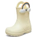 Crocs Kids' Handle It Rain Boots | Waterproof Slip On Shoes | Kids' Rain Boots