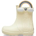 Crocs Kids' Handle It Rain Boots | Waterproof Slip On Shoes | Kids' Rain Boots