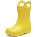 Crocs Kids' Handle It Rain Boots | Waterproof Slip On Shoes | Kids' Rain Boots