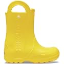 Crocs Unisex Handle It Rain Boots (Big Kid/Little Kid) Yellow/Yellow 4 Medium