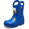 Crocs Kids' Handle It Rain Boots | Waterproof Slip On Shoes | Kids' Rain Boots