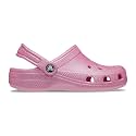 Crocs Classic Glitter Clogs (Toddler) Pink Tweed Glitter 6 Toddler M