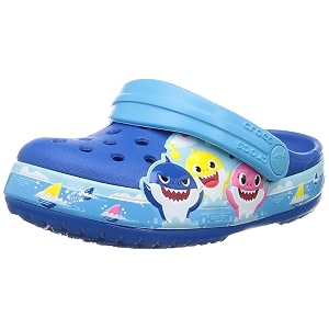 crocs unisex kids funlab baby shark band clog