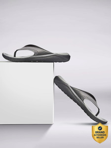 CROCS LiteRide Unisex Flip Flops Black Grey