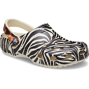 crocs Men Classic Clog Bone and Multi