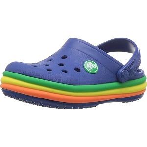 crocs unisex-child cb rainbow band clog k