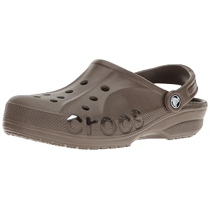 crocs unisex baya chocolate rubber clogs and mules - m10w12