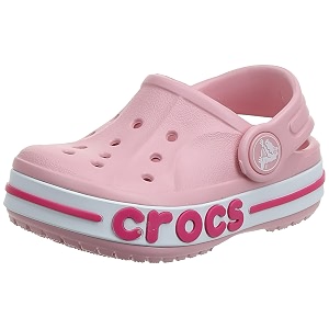 crocs boys bayaband clog petal pink clog - 25-3 years 7 kids uk 14 cms c7 205100-606