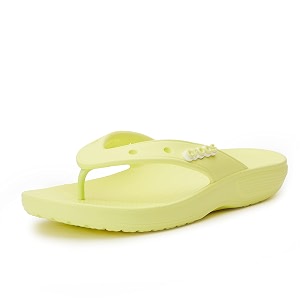 crocs unisex adult classic flip 207713-75u sulphur m4w6
