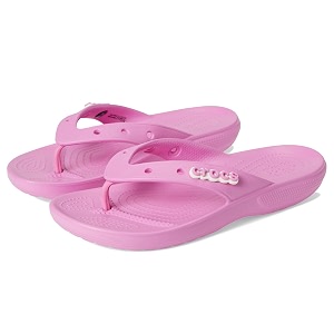 crocs unisex-adult classic flip taffy pink flip-flop - 2 uk men 3 uk women m3w5 207713-6sw