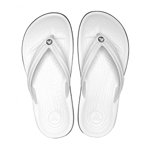 crocs classic white flip-207713-100-3 uk men 4 uk women m4w6
