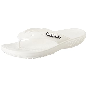 crocs classic white flip-207713-100-12 uk men m13