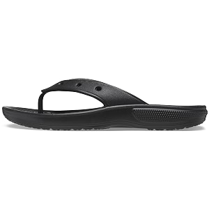 crocs unisex adult classic flip 207713-001 black m3w5