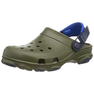 crocs unisex-adult classic all terrain clogs army greennavy 13 women11 men