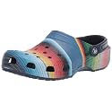 crocs Unisex-Adult Classic Striped ClogClogs