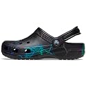Crocs Unisex Adult Black/Lightning Bolts Classic Clog 206868-0GZ