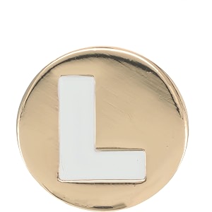 crocs jibbitz gold letter l