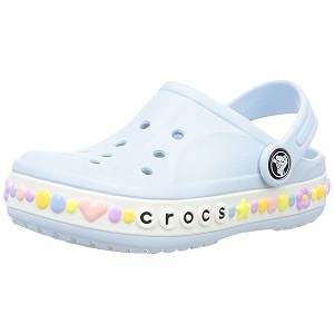 crocs kids mineral blue bayaband clogs 208101-4jq-j2