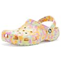 Crocs, Unisex Kids, Classic Graphic Clogs (Little Kid/Big Kid), Multi Glow, 13, Medium, Little Kid