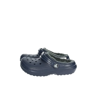 crocs unisex-child classic lined clog navycharcoal 11 little kid