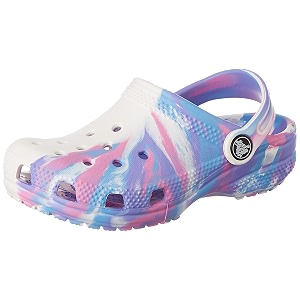 crocs unisex kids classic marbled clog