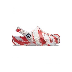 crocs classic marbled clogs