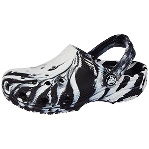 crocs classic blackwhite clog-207464-066-11 kids uk c11