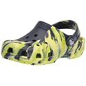 Crocs Kids' Classic Marbled Tie Dye Clog | Slip On Shoes for Boys and Girls, Navy/Multi, 7 US Unisex Toddler