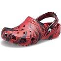 Crocs Unisex-Child Classic Tie Dye Clogs (Little Big Kid), Pepper/Black, 2 Little Kid