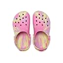 Crocs Unisex-Child Classic Clog with Charms, Pink Lemonade/Multi, 4 Toddler