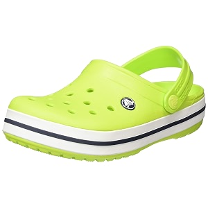 crocs kids39 crocband chevron beaded clog lime punch 5 big kid
