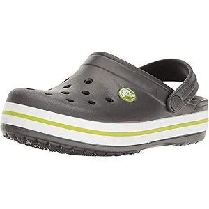 crocs crocband boys clog in grey