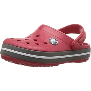 crocs unisex-child crocband k pepper or graphite clogs-2 uk j2 204537