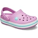 Crocs Unisex Kids Crocband Clog, Violet/Pool, 6 Big Kid