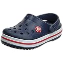 Crocs Unisex-Child Navy Blue/red Shoes - 1 UK (J1)