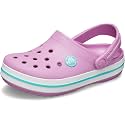 Crocs Kids' Crocband Clog, Violet/Pool, 2 M US Little Kid