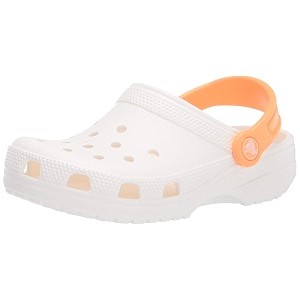 crocs classic clogcomfortable slip on casual water shoe whitecantaloupe 9 us women  7 us men medium us