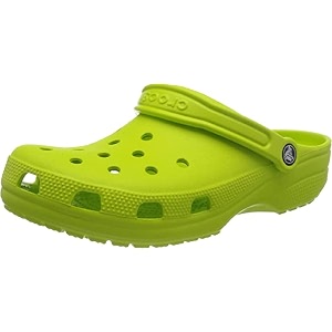 crocs classic clogcomfortable slip on casual water shoe lime punch 5 women3 men