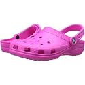 Crocs Classic Clog|Comfortable Slip On Casual Water Shoe, Neon Magenta, Men's 10, Women's 12 Medium