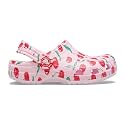 Crocs Unisex Classic Clogs with Patterns and Graphics (Little Kid/Big Kid) Pink Milk 1 Medium
