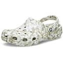 Crocs Unisex Classic Clogs - Seasonal Graphic Summit White/Multi Mens 3 Womens 5 Medium