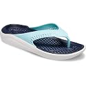 Unisex Adult39s Ice BlueAlmost White Flip-Flops -