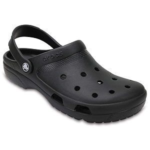 crocs unisex adult coast clog black clog-12 uk 485 eu 204151-001