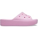 Crocs Women's Classic Platform Slide | Platform Sandals, Flamingo, 7 Women