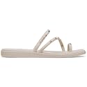 Crocs Women's Miami Toe Loop Sandals | Square Toe Flat | Flexible Straps | Croslite Foam Footbed