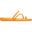 Crocs Women's Miami Toe Loop Sandals | Square Toe Flat | Flexible Straps | Croslite Foam Footbed